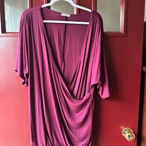 Amazon Women's Burgundy Tunic Top